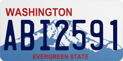 WA license plate ABI2591