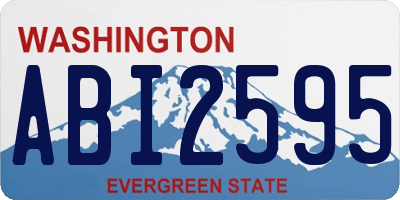 WA license plate ABI2595