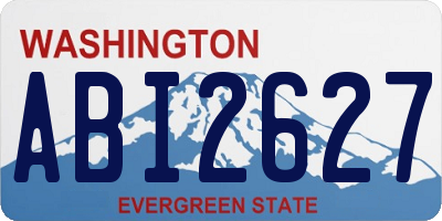 WA license plate ABI2627