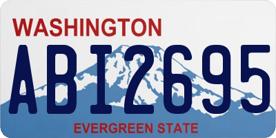 WA license plate ABI2695