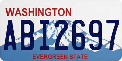 WA license plate ABI2697