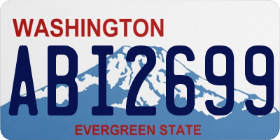 WA license plate ABI2699