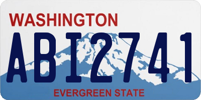 WA license plate ABI2741