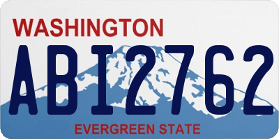WA license plate ABI2762