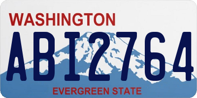 WA license plate ABI2764