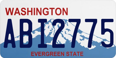 WA license plate ABI2775