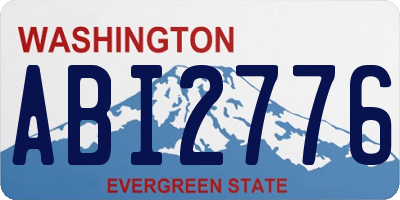 WA license plate ABI2776