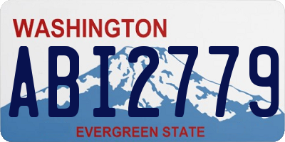 WA license plate ABI2779