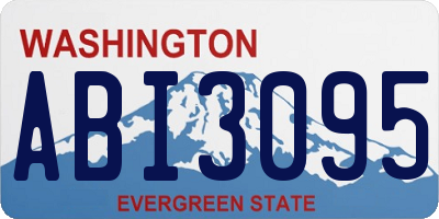 WA license plate ABI3095