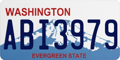 WA license plate ABI3979