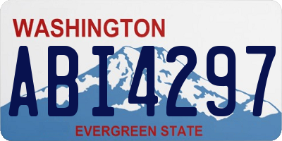 WA license plate ABI4297
