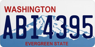 WA license plate ABI4395