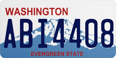 WA license plate ABI4408