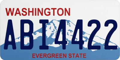 WA license plate ABI4422