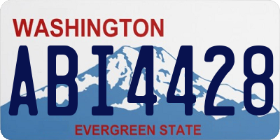 WA license plate ABI4428