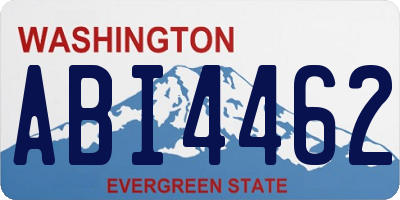 WA license plate ABI4462