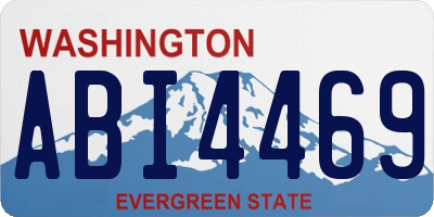 WA license plate ABI4469