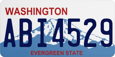 WA license plate ABI4529