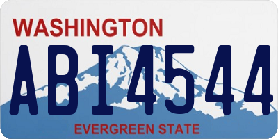 WA license plate ABI4544
