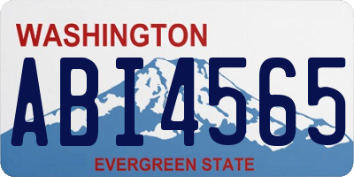 WA license plate ABI4565