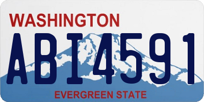 WA license plate ABI4591