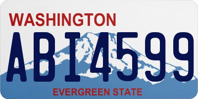 WA license plate ABI4599