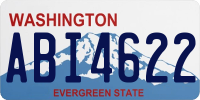 WA license plate ABI4622