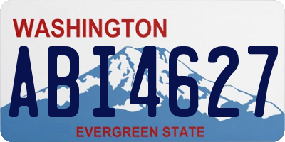 WA license plate ABI4627