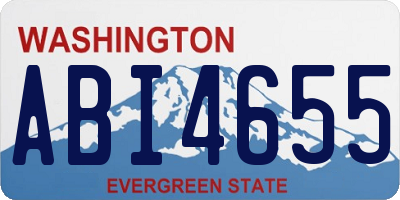 WA license plate ABI4655