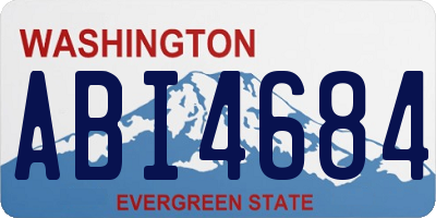 WA license plate ABI4684