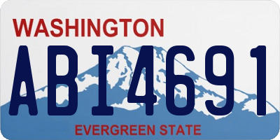 WA license plate ABI4691