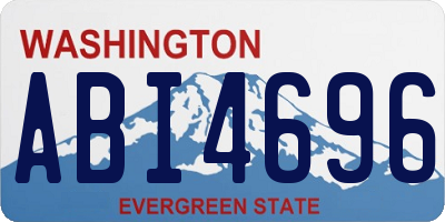 WA license plate ABI4696