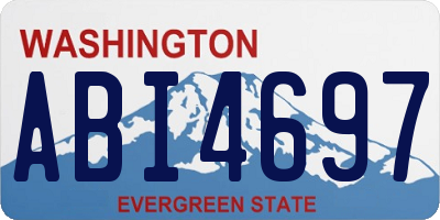 WA license plate ABI4697