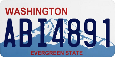 WA license plate ABI4891
