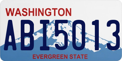 WA license plate ABI5013