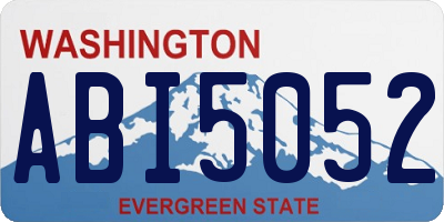 WA license plate ABI5052