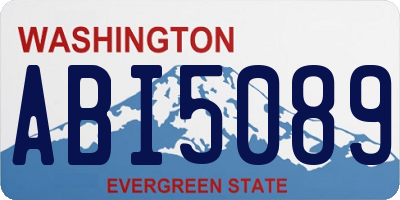 WA license plate ABI5089