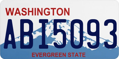 WA license plate ABI5093