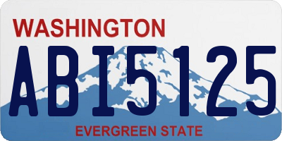 WA license plate ABI5125