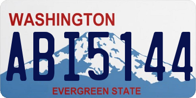 WA license plate ABI5144