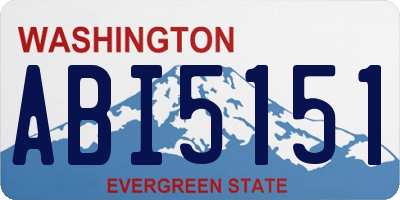 WA license plate ABI5151