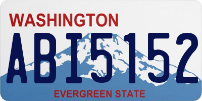 WA license plate ABI5152