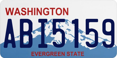 WA license plate ABI5159