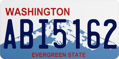 WA license plate ABI5162
