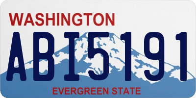 WA license plate ABI5191