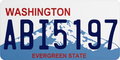 WA license plate ABI5197