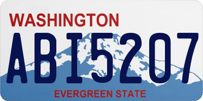 WA license plate ABI5207