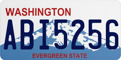 WA license plate ABI5256
