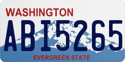 WA license plate ABI5265