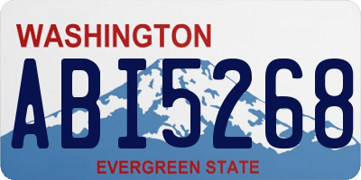 WA license plate ABI5268